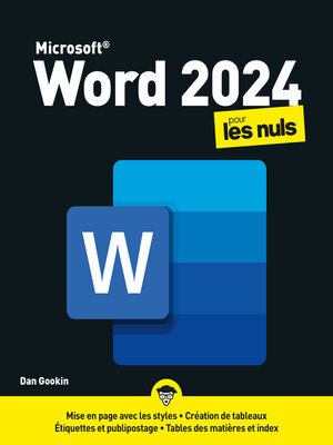 cover image of Word 2024 pour les Nuls